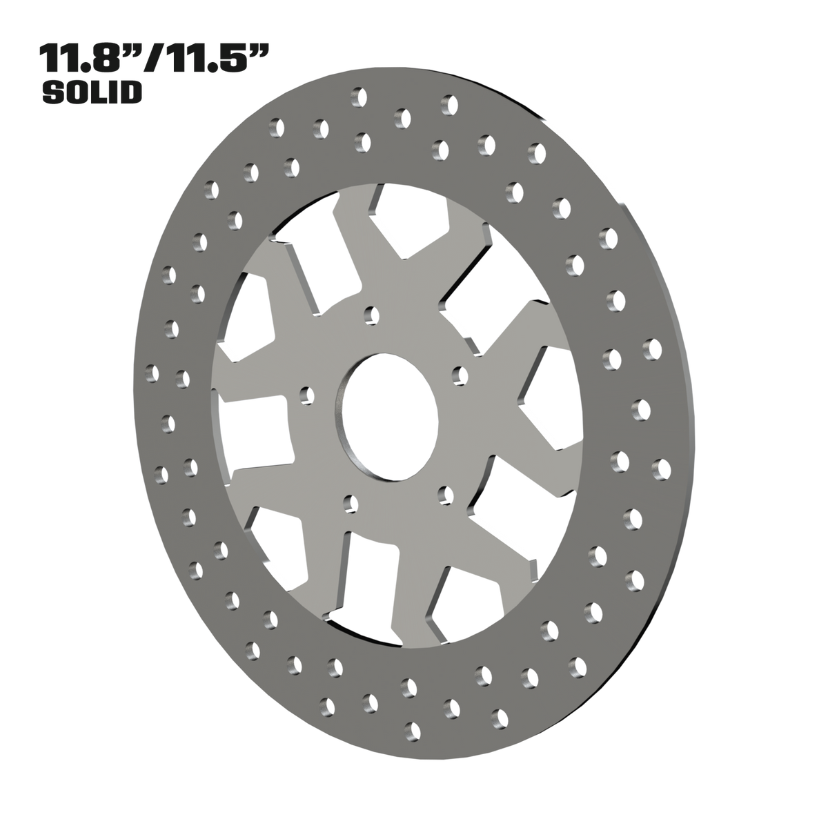 Diablo 11" solid rotor in polished