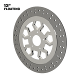 Diablo 13" floating rotor in polished