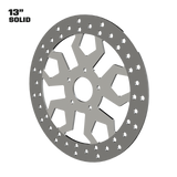 Diablo 13" solid rotor in polished