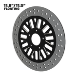 Dirty Deeds 11" floating rotor in black double cut