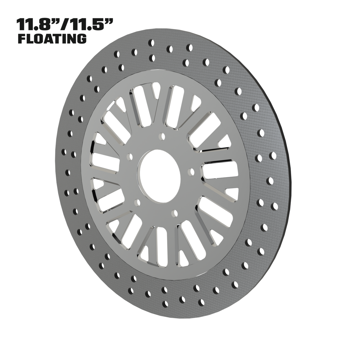 Dirty Deeds 11" floating rotor in polished