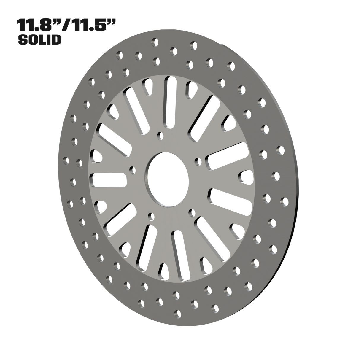 Dirty Deeds 11" solid rotor in polished