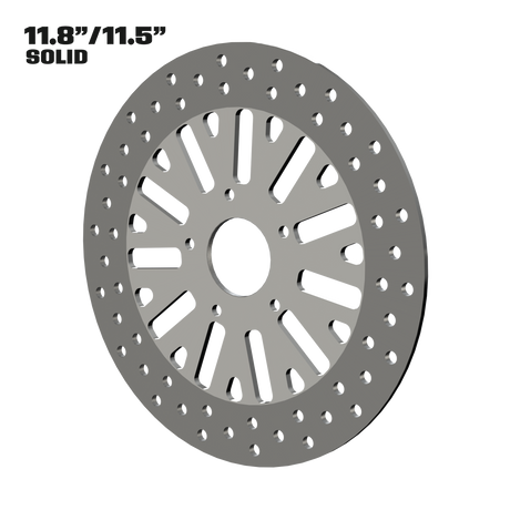 Dirty Deeds 11" solid rotor in polished