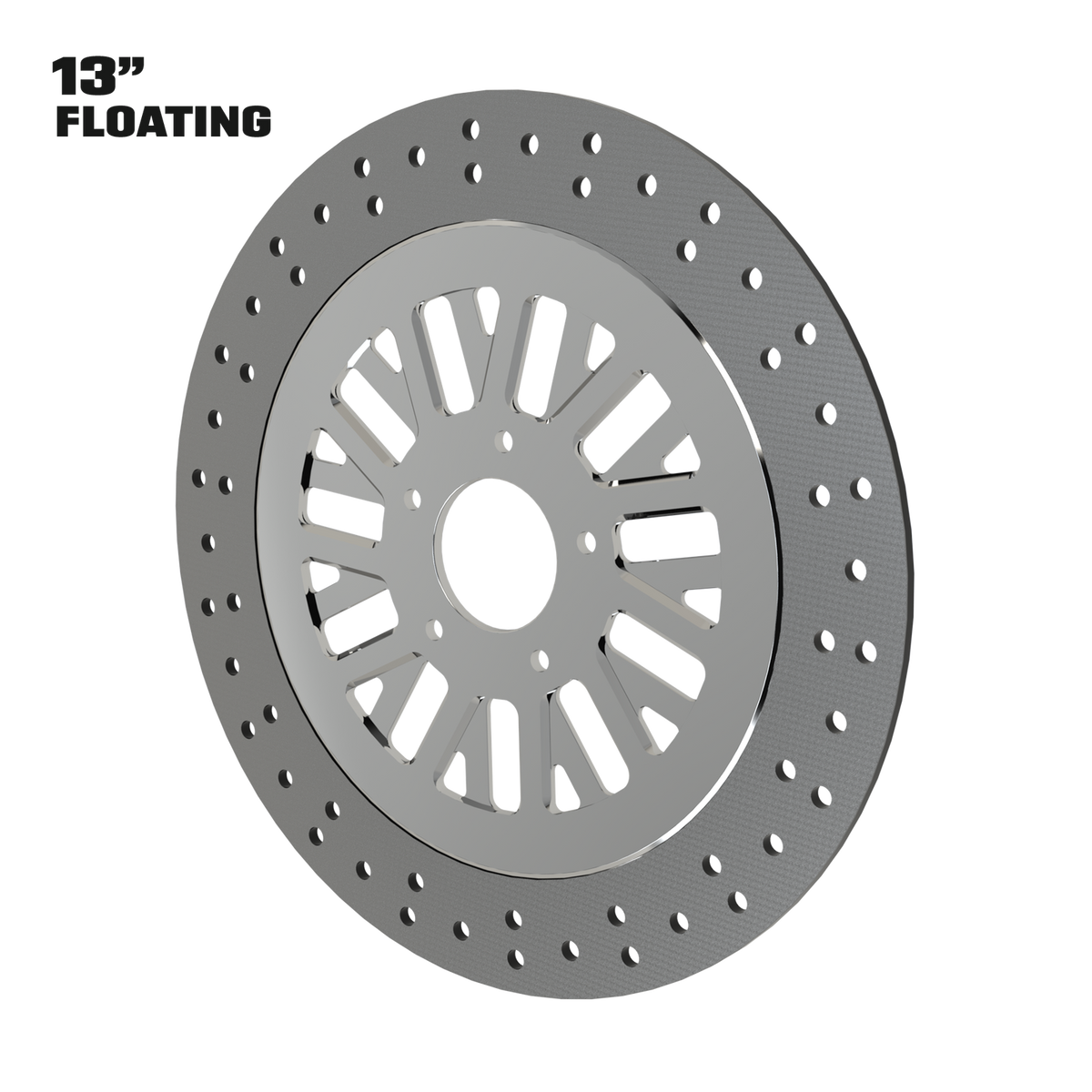 Dirty Deeds 13" floating rotor in polished