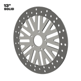 Dirty Deeds 13" solid rotor in polished