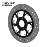 Dirty Hooker 11" floating rotor in black double cut