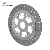 Dirty Hooker 13" floating rotor in polished