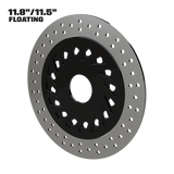 Dirty Spoke  11" Floating Rotor in Black
