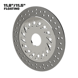 Dirty Spoke 11" Floating Rotor in Polished