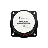 Diamond Audio 2.5" DMDX Series 2-Way Full Range Speakers - DMDX25