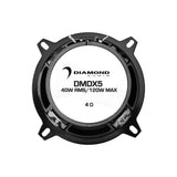 Diamond Audio 5.25" DMDX Series 2-Way Concentric Coaxial Speakers - DMDX5
