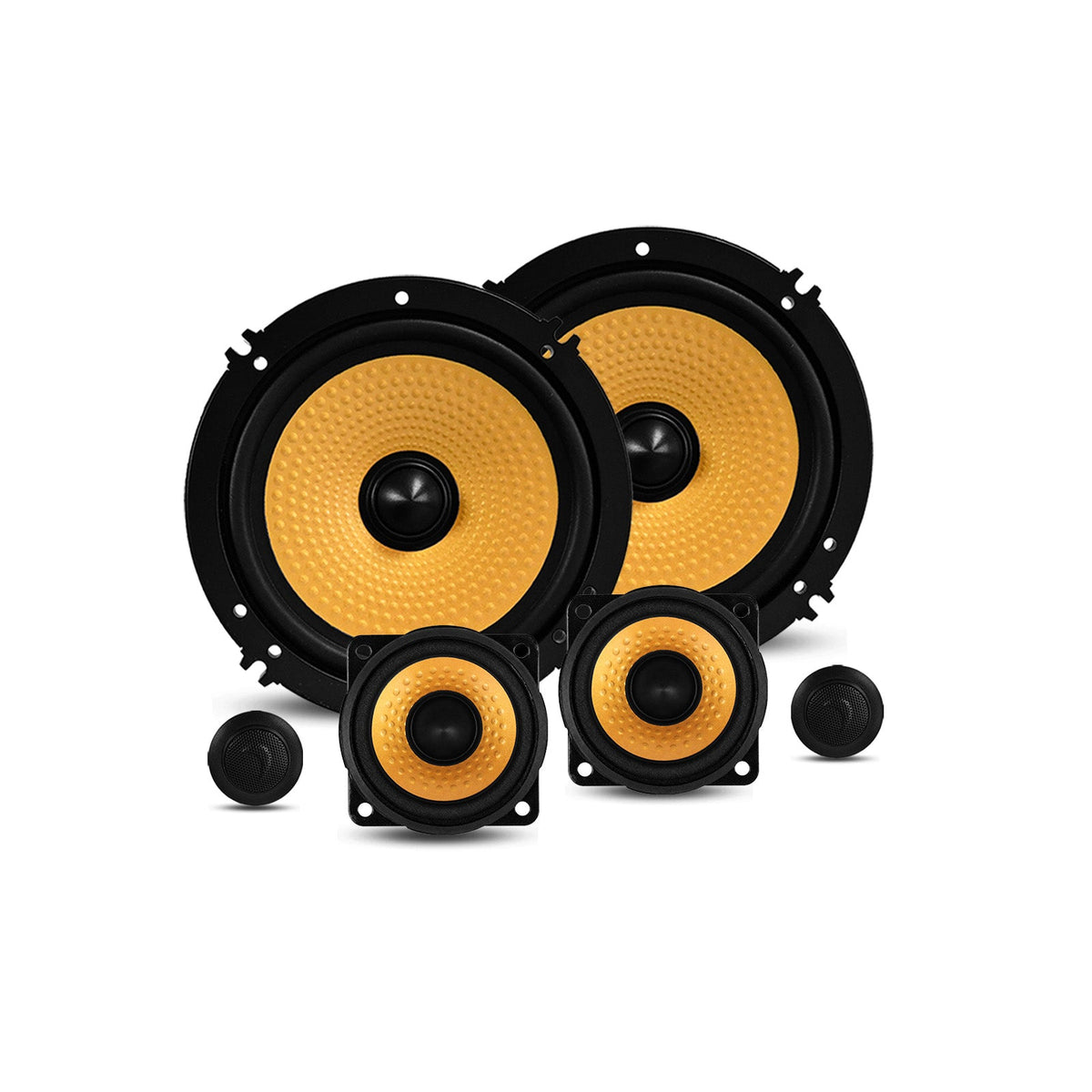 Diamond Audio 6.5" DMDX Series 3-Way Component Set + 2.5" + 20MM Tweeter - DMDX6525C