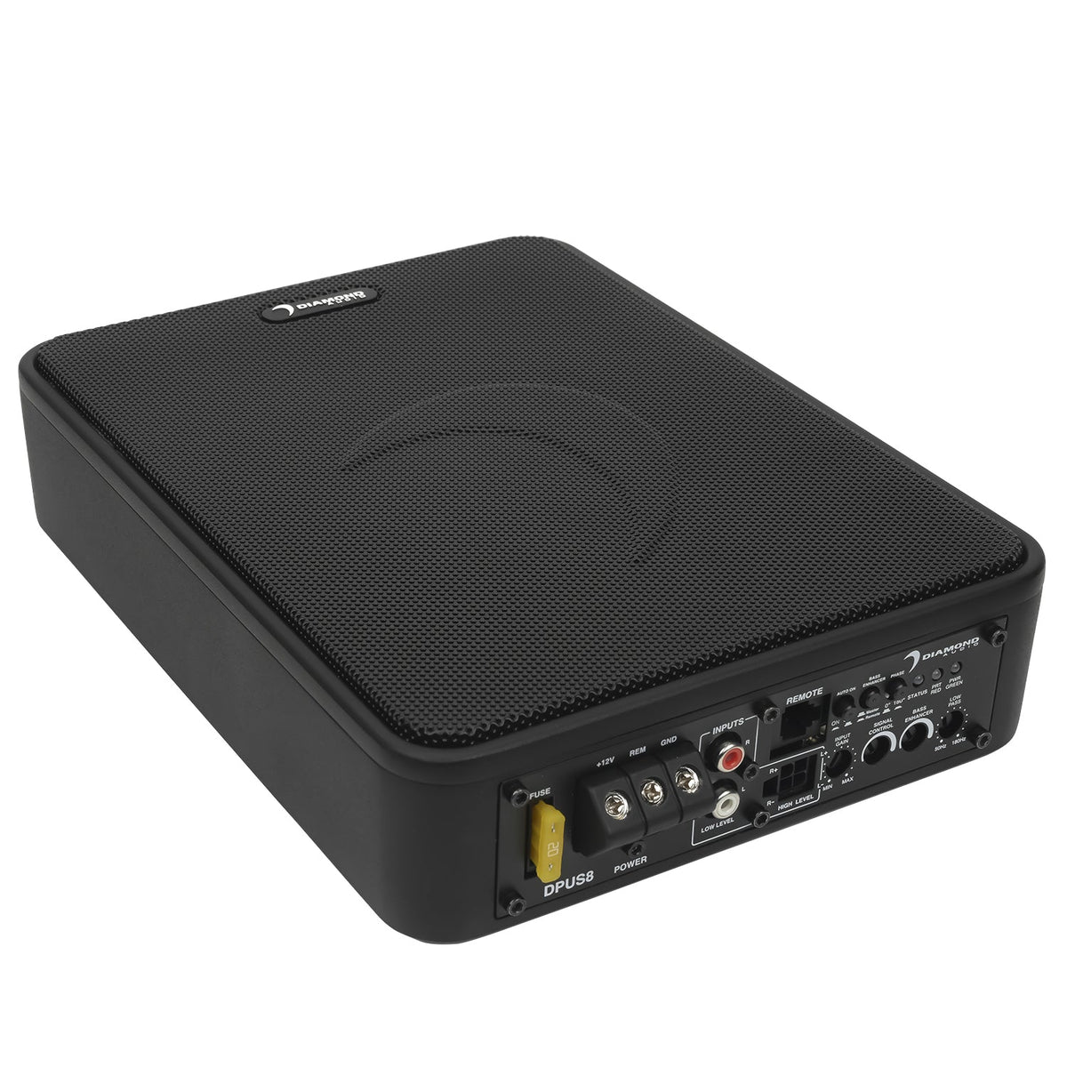 Diamond Audio 8" DMD Series Active Slim Subwoofer w/Bass Enhancement - DPUS8