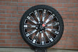 23x5.5" ROULETTE, BLACK DOUBLE CUT (2014-2023 HD TOURING)