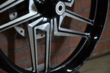 26x3.75" BLACK DOUBLE CUT KRYPTEK (2008-2023 HD Touring)