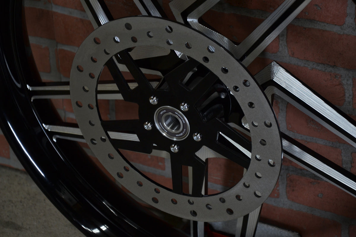 26x3.75" BLACK DOUBLE CUT KRYPTEK (2008-2023 HD Touring)