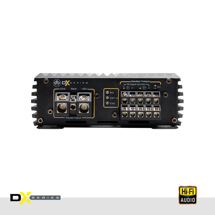 DB Drive DX-A1005 : 5-Channel Class D Amplifier