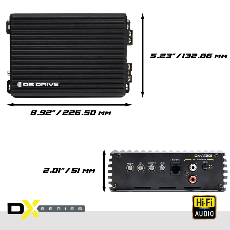 DB Drive DX-A1201 : Monoblock Class D Amplifier