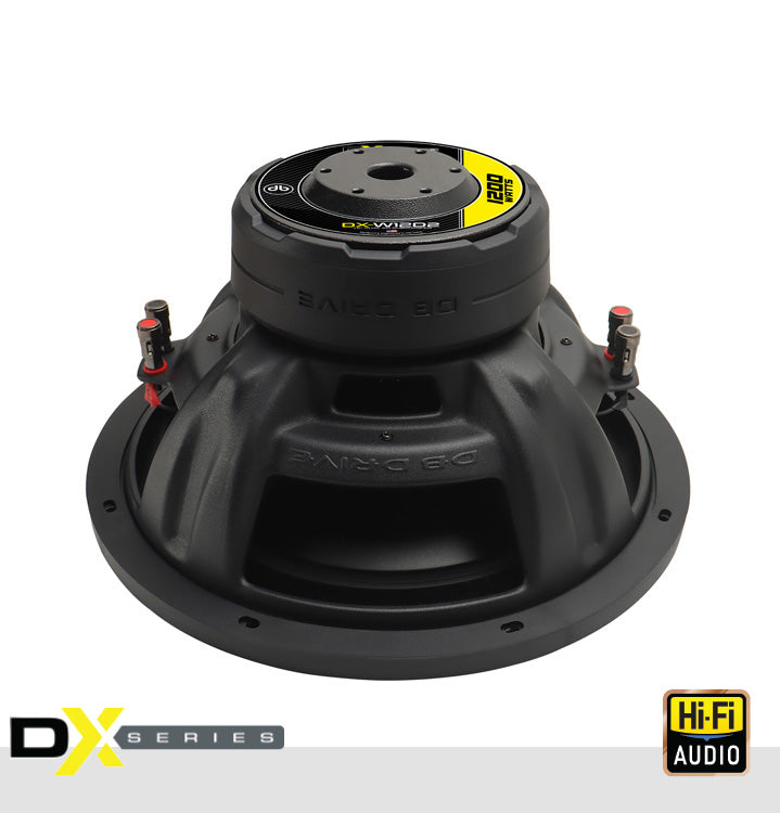 DB Drive DX-W12D2 : DX 12" Dual 2-Ohm Subwoofer