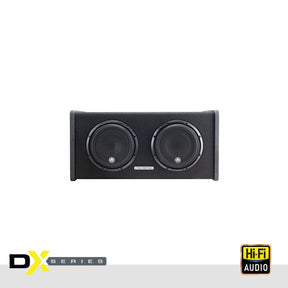 DB Drive DX-BC28 : DUAL 8" VENTED ENCLOSURE WITH SELECTABLE 1-4 OHM LOAD AND PROTECTIVE GRILLS