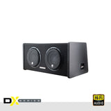 DB Drive DX-BC28 : DUAL 8" VENTED ENCLOSURE WITH SELECTABLE 1-4 OHM LOAD AND PROTECTIVE GRILLS