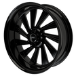 Derailed Harley Trike Black Wheels