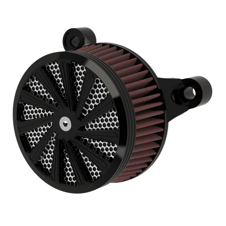 Derailed Air Cleaner in black