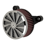 Derailed Air Cleaner in chrome