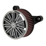 Dirty Deeds matching air cleaner in chrome
