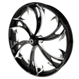 Dirty Hooker 3D Harley Black Double Cut Wheels