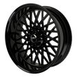Dirty Spoke Harley Trike Black Wheels