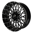 Dirty Spoke Harley Trike Black Double Cut Wheels