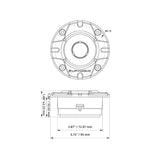 Euphoria E5PRO 1TW : PRO Audio Shallow Mount 1" Aluminum Dome Tweeter
