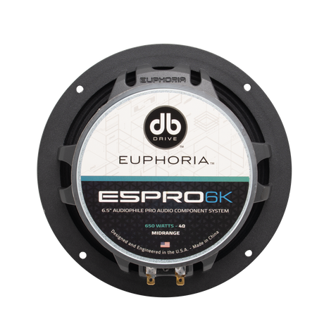 Euphoria E5PRO 6K : 6.5" PRO Audio 2-way Component Loudspeaker