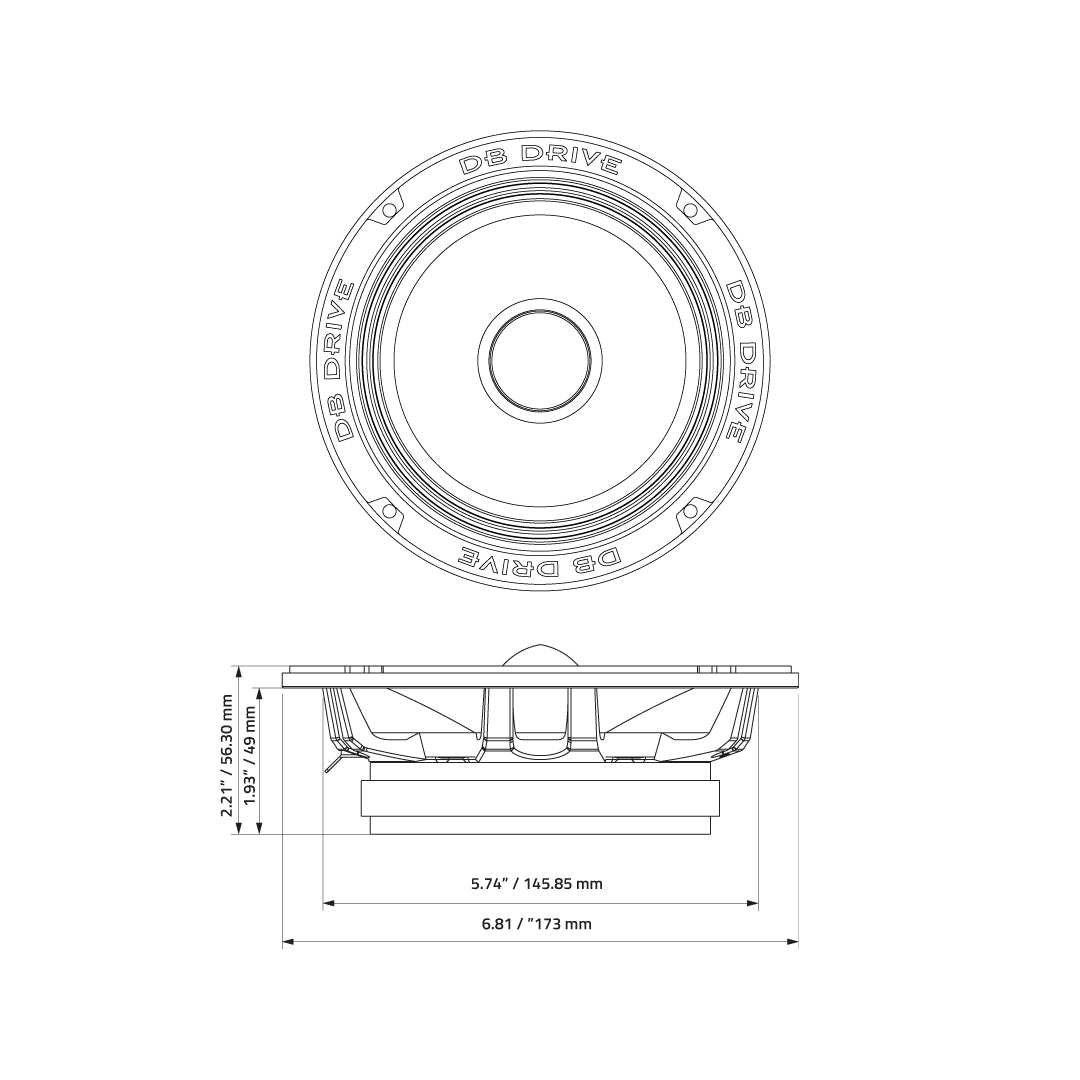 Euphoria E5PRO 6MPR : 6.5" PRO Audio Midrange