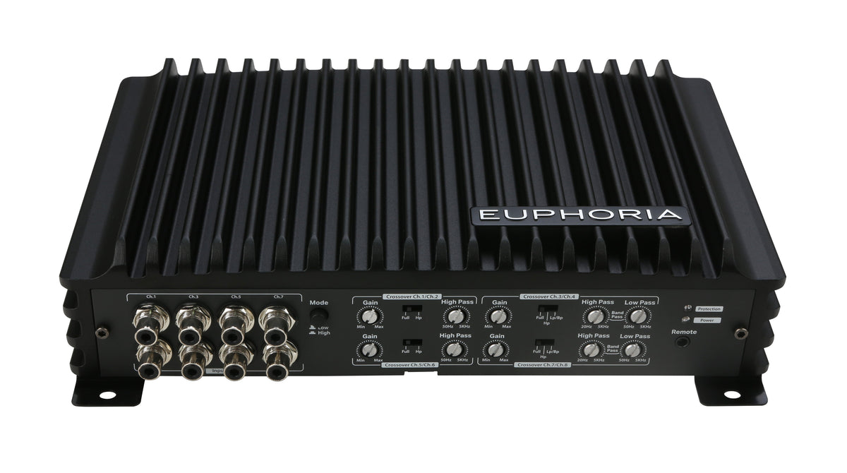 Euphoria EA8.1200 : 8-channel Class D amplifier