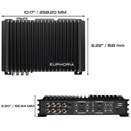Euphoria EA8.1200 : 8-channel Class D amplifier
