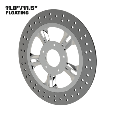 Eclipse 11" floating rotor in polished