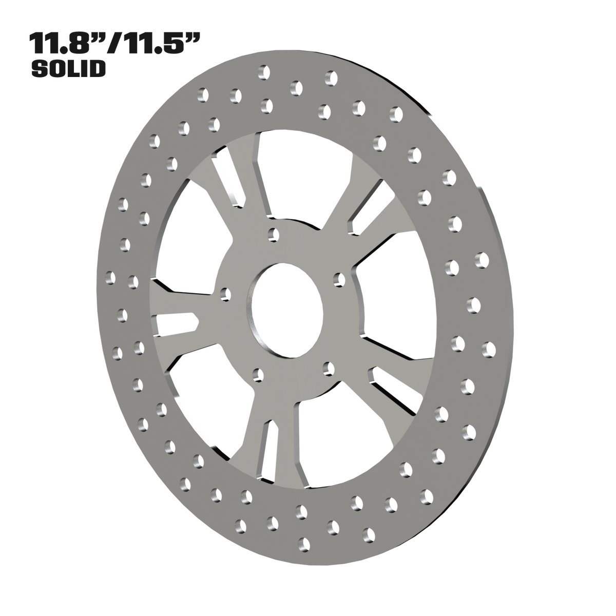 Eclipse 11" solid rotor in polished