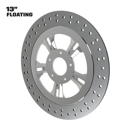 Eclipse 13" floating rotor in polished