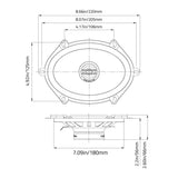 Euphoria ES3 57 : 5"×7" 2-Way Loudspeaker (1 Pair)