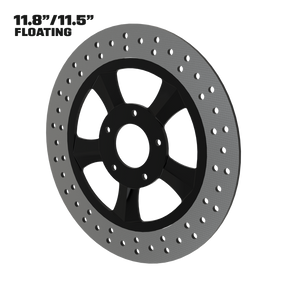 Edge 11" floating rotor in black