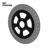 Edge 13" floating rotor in black