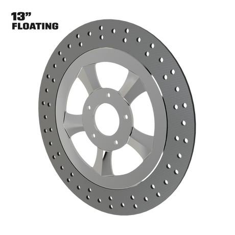 Edge 13" floating rotor in polished
