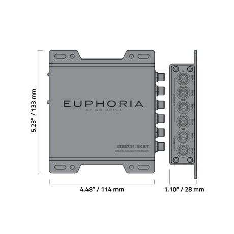 Euphoria EDSP31-24BT : 4-Channel 31 Band DSP