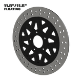 El Kurwa 11" floating rotor in black
