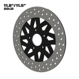 El Kurwa 11" solid rotor in black