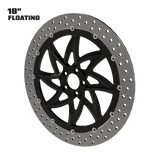 El Kurwa 18" floating rotor in black