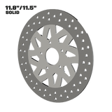 El Kurwa 11" solid rotor in polished