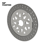 El Kurwa 13" floating rotor in polished